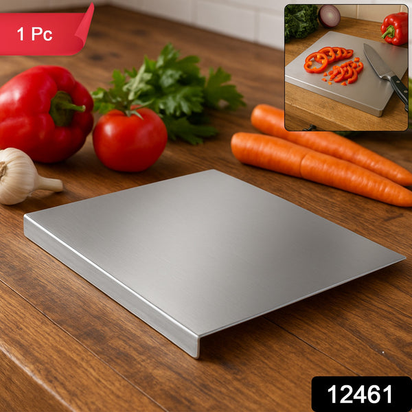Premium Stainless Steel Anti-bacterial Chopping Board (1 Pc)