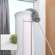Microfiber Duster - Long Handle For Cleaning Microfiber Hand Duster Washable Microfiber Cleaning Tool Extendable Dusters For Cleaning Office Car Computer Air Condition Washable Duster (62cm)