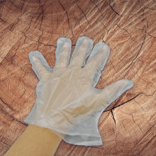 Large Size Plastic Transparent Disposable Clear Plastic Hand Gloves For Home Kitchen Hotels Hospitals Clinics Beauty Parlor Saloons (100 Pcs) 0665