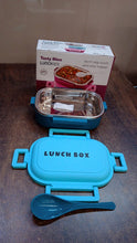 Lunch Box With Spoon Insulated Tasty Stainless Steel Leakproof (1 Set)
