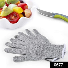 Anti Cutting Resistant Hand Safety Cut-proof Protection Gloves  (Multicolour) 0677