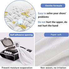Shoe Cleaning Wet Wipes Fast Scrubbing Shoes Cleaning Tissue Sneakers Non-woven Detergent Quick Wipes Disposable Travel Portable Removes Dirt Stains 4367