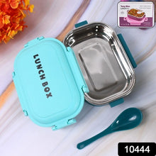 Lunch Box With Spoon Insulated Tasty Stainless Steel Leakproof (1 Set)