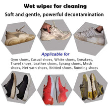 Shoe Cleaning Wet Wipes Fast Scrubbing Shoes Cleaning Tissue Sneakers Non-woven Detergent Quick Wipes Disposable Travel Portable Removes Dirt Stains 4367