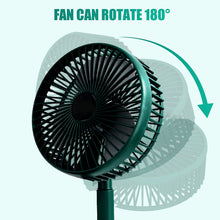 Telescopic Electric Desktop Fan Height Adjustable Foldable  Portable For Travelcarry  Silent Table Top Personal Fan For Bedside Office Table (Battery Not Include) 4642