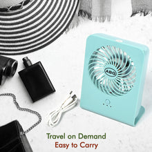 Portable Desk Fan Big Table Fan 3 Step Speed Setting Fan Personal Desk Fan Suitable For Office  School  Home Use (Battery Not Include) 4810