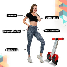 Tummy Trimmer - Premium Double Spring, Men and Women, Home for Abdominal, Belly Exercise Waist Trimmer, Tummy Twister (Red & Black)