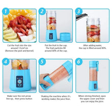 USB rechargeable mini juicer blender