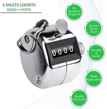 1550 4 Digits Hand Held Tally Counter Numbers Clicker