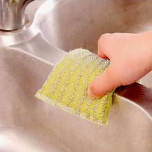 12929 Kitchen Cleaning Tool Set Microfiber Kitchen Utensils High Performance Scouring Sponge Set Dish Sponge Stainless Steel Scouring Pad (6 Pcs Set)