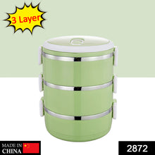 Hot Lunch Box Multi Layer Stainless Steel (3 Layer)