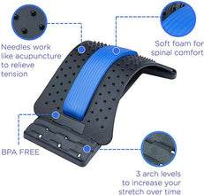 Multi-level Back Stretcher Posture Corrector Device For Back Pain Relief