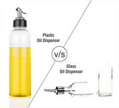 2346 Oil Dispenser Transparent Plastic Oil Bottle   1 Liter