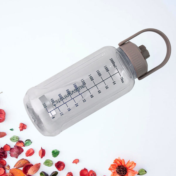 Plastic Water Bottle With Carry Handle (1 Pc  2000 Ml)