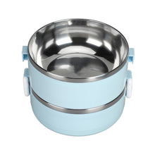 Steel Hot Lunch Box (2 Layer) Multi Layer Stainless