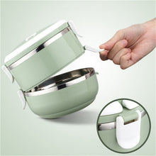 Steel Hot Lunch Box (2 Layer) Multi Layer Stainless