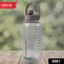 Plastic Water Bottle With Carry Handle (1 Pc  2000 Ml)